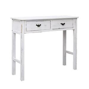 Minimal White Console Table