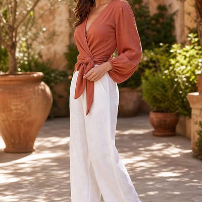 Cove Wrap Top - Image 1