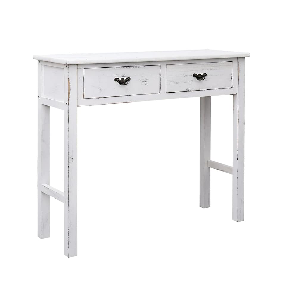 Minimal White Console Table